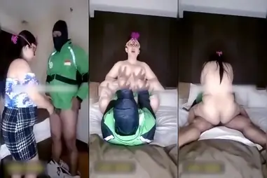 Tante BBW Montok Prank Ojol Sampai Climax